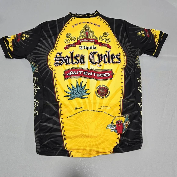 Black and Yellow Performance Cycling Jerseys - Picture 6 of 14